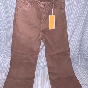 Risen mauve wide leg jeans 15/32w